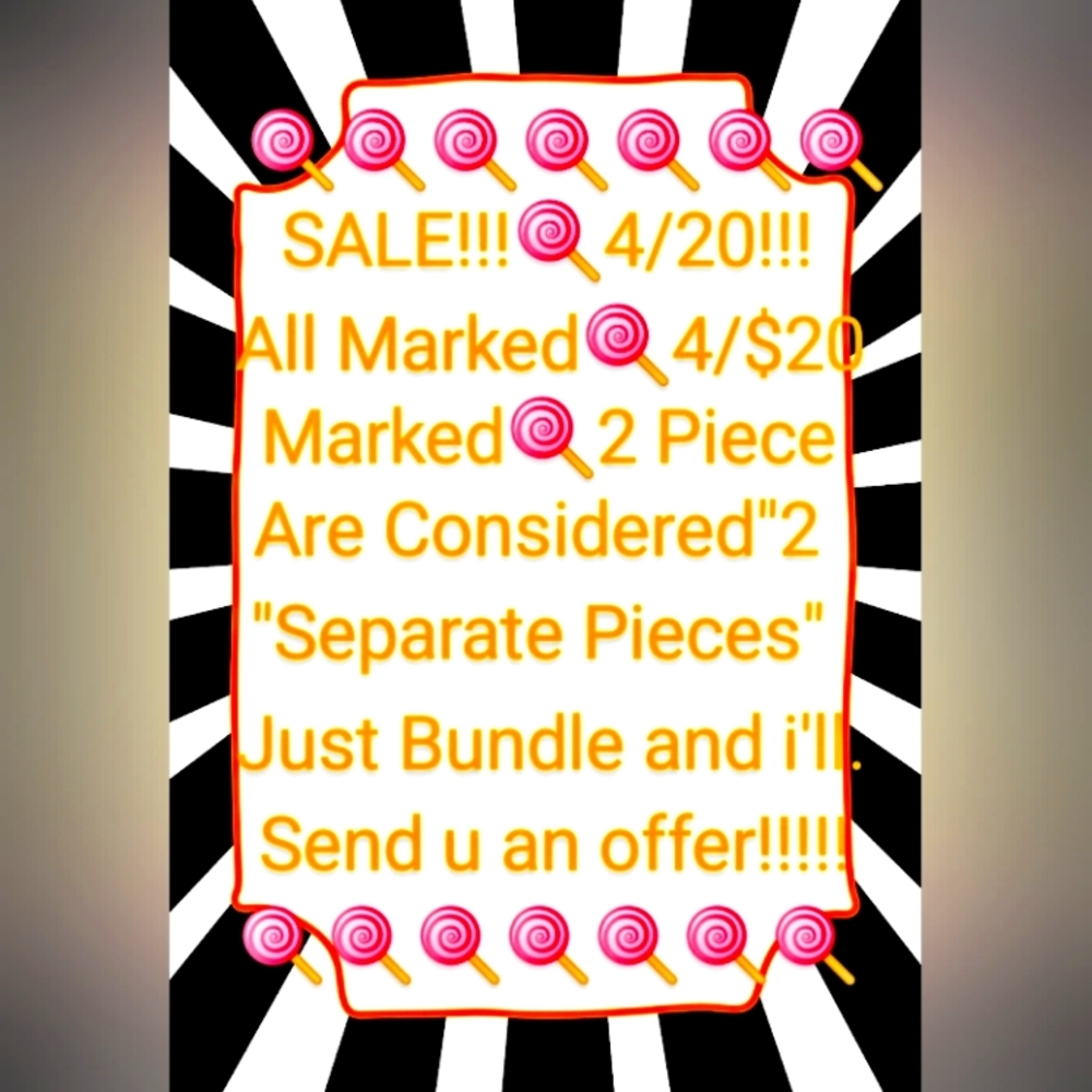 🍭All Marked With🍭4/$20!!!!!